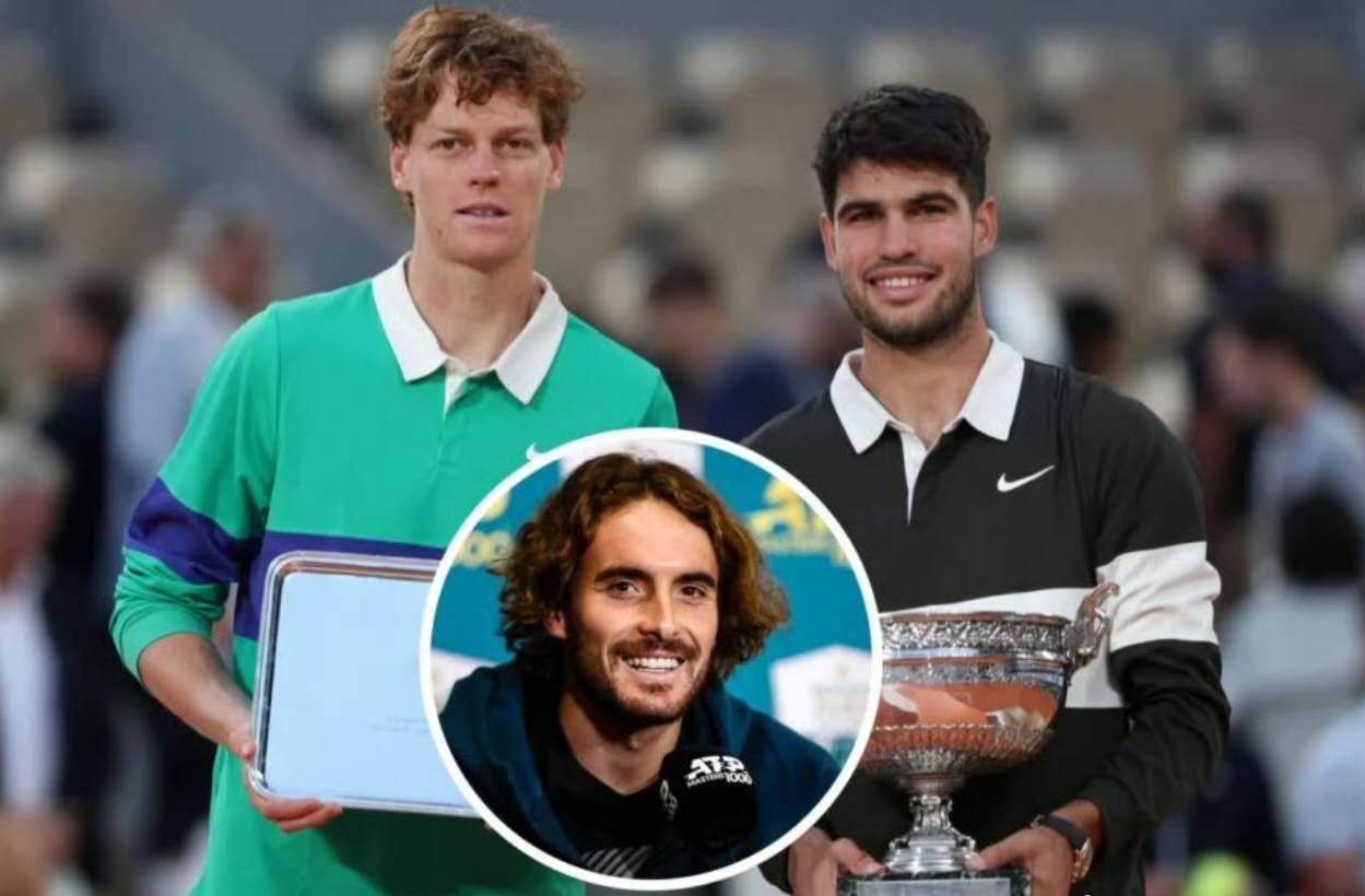 包含日本网球队力克西班牙网球队，西西帕斯关键制胜的词条